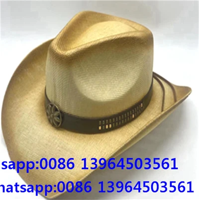 Vintage strå cowboyhat
