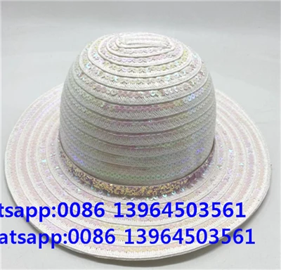 Paillet Deco Hvid Dame Hat