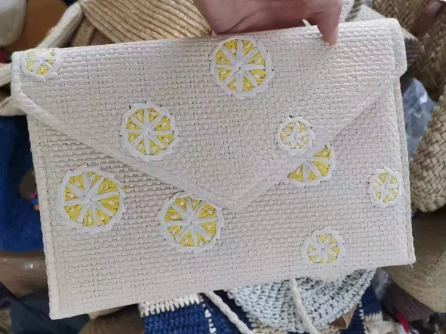 Papir Broderi Dame Clutch Taske