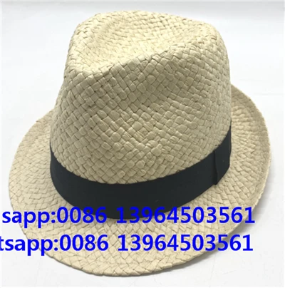 Håndlavet Papir Woven Cream Summer Hat