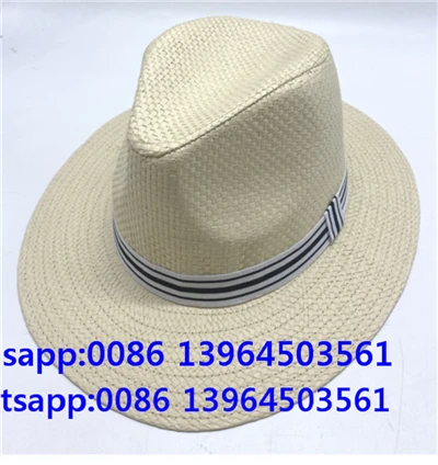 Panama Hat Mænd Stråhat Ensfarvet