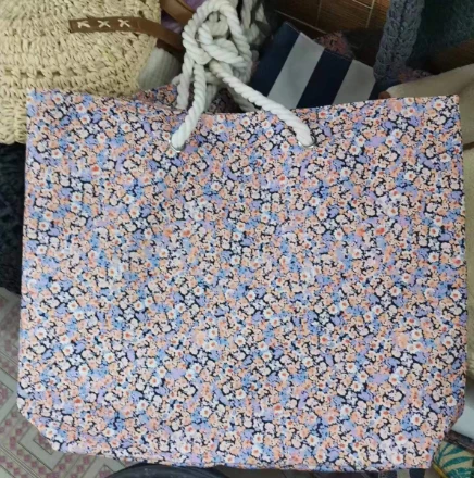 Blomstermønster Big Beach Tote Women Bag