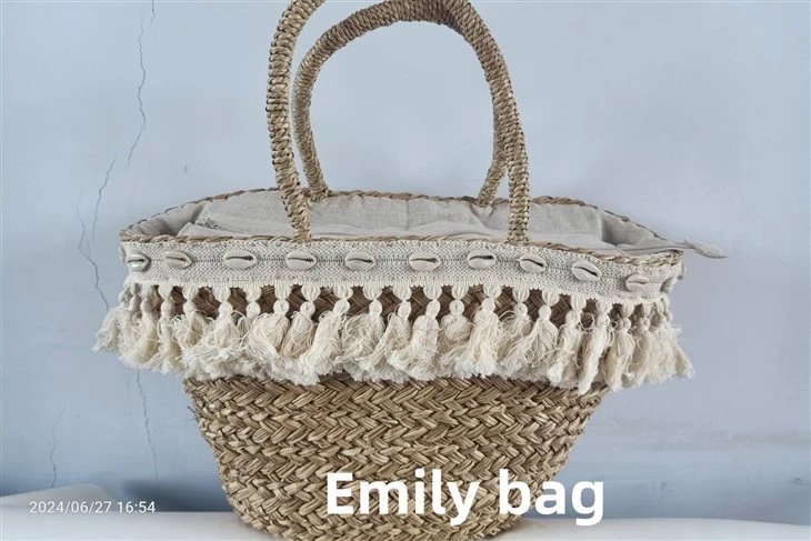Designet kvinder raffia tasker