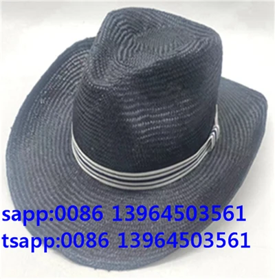 Sort Fedora kasket udendørs panamahat til mænd