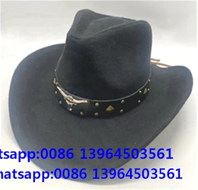 Sort vintage Fedora hat til mænd