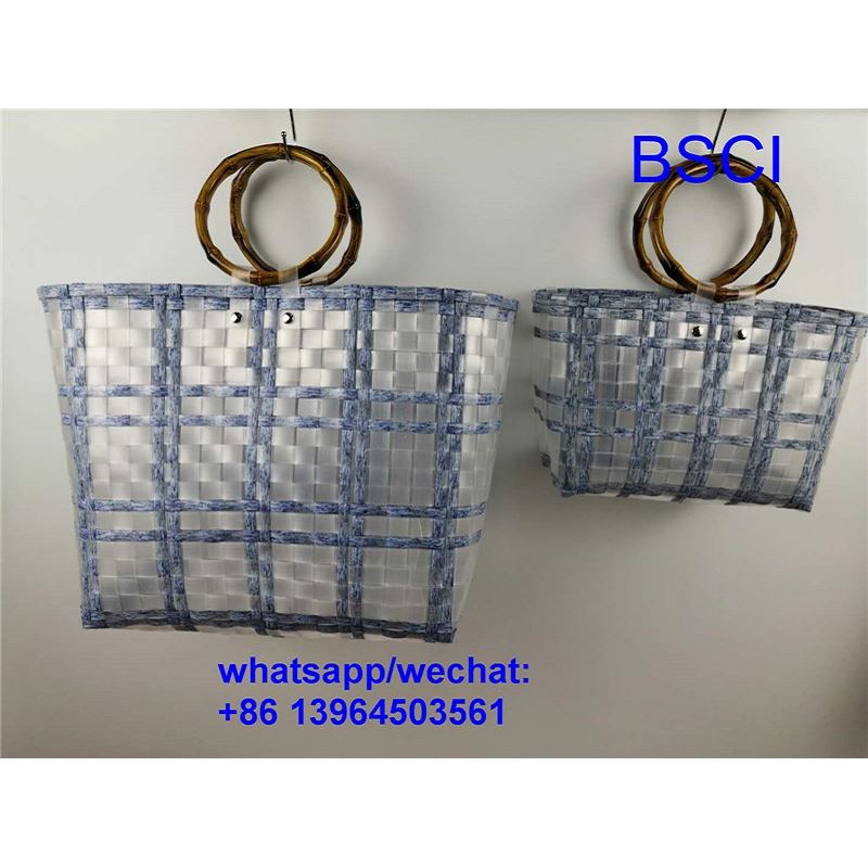 Vævet plastkurvpose